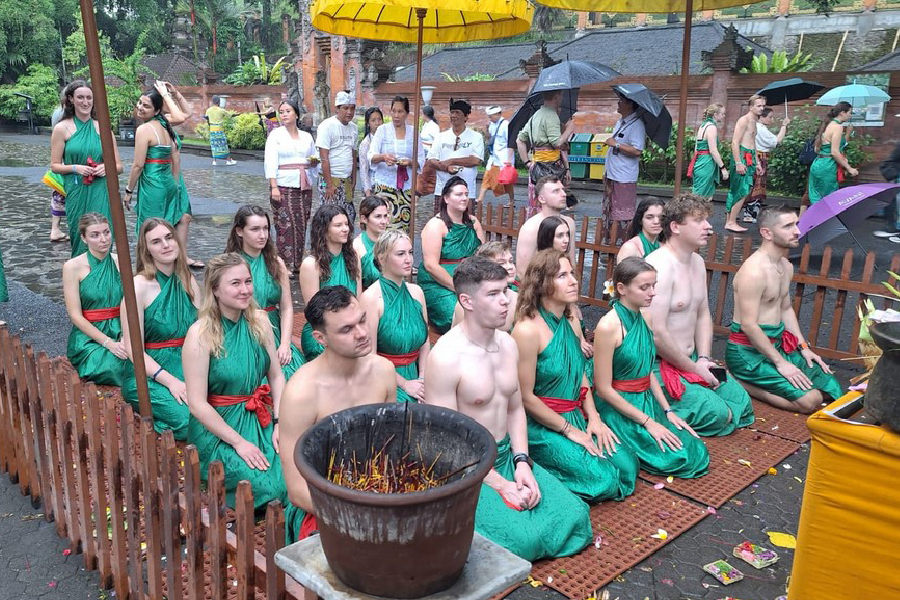 Tirta empul temple purification ceremony