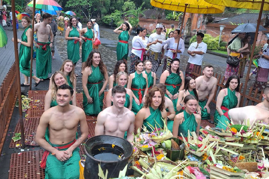 Tirta Empul Temple purification ceremony